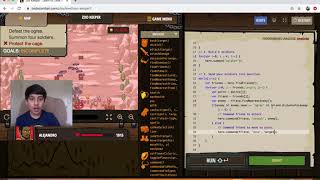 zoo keeper in code combat in javascript