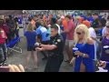 Watch This Police Officer Join Football Fans Dancing To Cupid Shuffle