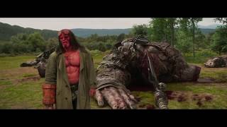 New Hollywood movie Hindi Dubbed 2019- HELLBOY monster movie clip-hellboy fight scene