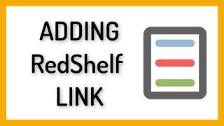 Adding RedShelf Link to a Blackboard Course