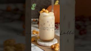 Caramel popcorn latte | coffee latte | frappe | caramel popcorn