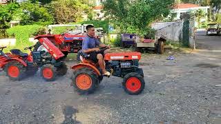 Bán hai chiếc máy cày Kubota giá 29 triệu b6000 nhật bãi xe rùa máy băm cỏ.