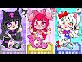 The Triplets Separated At Birth: Kuromi, My Melody And Hello Kitty | Toca Life Story | Toca Boca