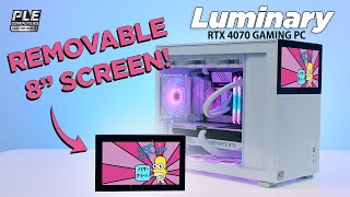 Gaming PC with an IN-BUILT REMOVABLE SCREEN! | PLE Luminary RTX 4070 Gaming PC