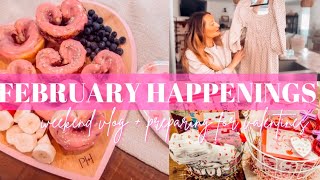 FEBRUARY HAPPENINGS | weekend vlog + Valentines Day gift ideas and prep