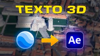 Animate 3D maps with text using Google Earth Studio and After Effects
