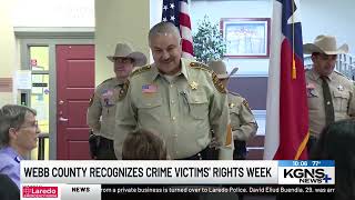 ‘How can you help?’: Webb County recognizes National Crime Victims’ Rights Week