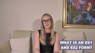 What is an ES1 and ES2 form? #familylaw