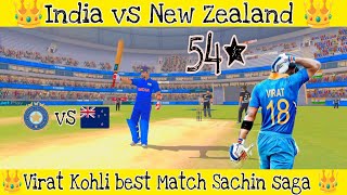 👑INDIA VS NEW ZEALAND 👑|| 😈VIRAT KOHLI FAST 54*RUN || SACHIN SAGA 😈#VIRAL #SACHINSAGA #11