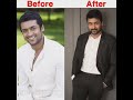 top 10 south actors before after pictures shorts viral before after picture actor south