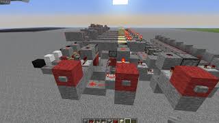 Minecraft: Redstone Binary Up/Down Counter Tutorial