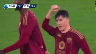 Eldor Shomurodov Goal | AS Roma vs Monza (4-0), All Goals Results And Extended Highlights-2025.