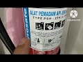 BELAJAR MENGENAL DASAR2 APAR TYPE AIR,  DRY POWDER CHEMICAL, CO2, FOAM, AFFF DAN CLASS API A,B,C,D,K