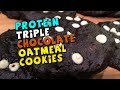 Protein Triple Chocolate Oatmeal Cookies | Oat Cookie Recipe