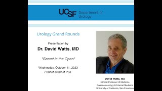 UCSF Urology Grand Rounds October 11, 2023