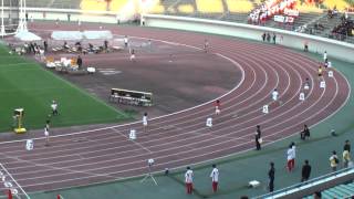 2015年 西日本インカレ 男子4X100mリレー決勝