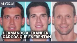 Los cargos que enfrentan los hermanos Alexander, acusados de drogar y violar a decenas de mujeres