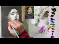 【油絵 人物の描き方】 oil painting how to draw a person