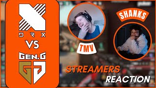 DRX VS Gen.G - BEST MOMENTS | Streamers Reaction