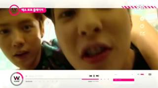 [EXO]140414 와이드 엑소 뽀뽀플레이어(Mnet wide exo kiss player) Todd JhRobinson