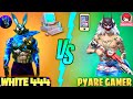 Pyare gamer vs white444 free fire with handcam pc player vs mobile player garena free fire