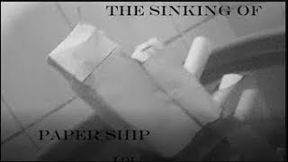 Paper Ship Titanic and Britannic Sinks!
