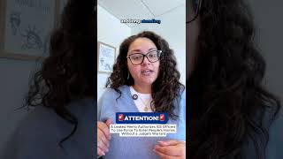 Attention Ice Leaked Memo Authorizes