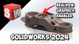 ENABLE Realview Graphics Solidworks 2024 | Easy Tutorial!