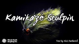 Kamikaze Sculpin by Nick Pavlovich - Drinking w/ Scissors - Episode 15 - Fly Tying Video