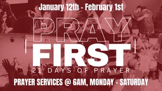 Pray First - 21 Days of Prayer - Day 2