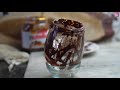 【4k】nutella shake tasty foods nutella thick milkshake