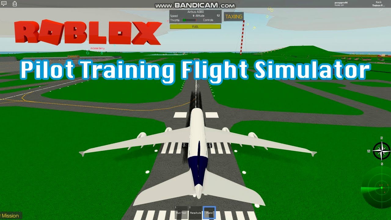 Roblox Pilot Training Flight Simulator Gameplay Youtube