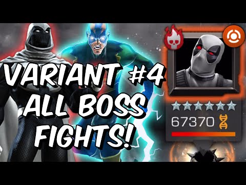 Option 4: All boss fights! – Electro, Deadpool, Moon-Knight and more!! – Marvel Contest of Champions