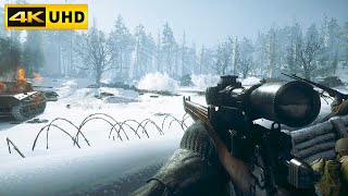 Battle Of The Bulge | Realistic Ultra High Graphics Gameplay [4K 60FPS UHD] Call of Duty: WWII
