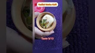 Vadilal Matka Kulfi #shorts #short #youtubeshorts #youtube #youtuber #food #foodie #foodgasm #kulfi