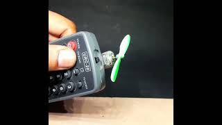 Tv remote controlled DC MOTOR FAN🙄 / simple electronics science project