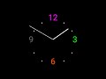 Analog Clock made of one widget