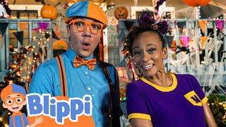 Blippi and Meekah’s Trick-or-Treat Halloween Special 🎃  Cars \u0026 Truck Videos for Kids | #shorts