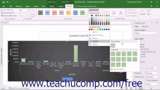 Project 2016 Tutorial Formatting Report Charts Microsoft Training