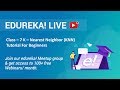 Class - 7 Data Science Training | K-Nearest Neighbors (KNN) Algorithm Tutorial | Edureka