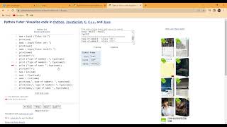 Python Tutor code visualizer Visualize code in Python, JavaScript, C, C++, and Java Google Chrome