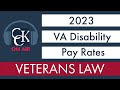 2023 VA Disability Pay Chart and Compensation Rates