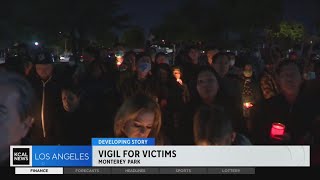Monterey Park community gathers to hold vigil for victims of mass shooting