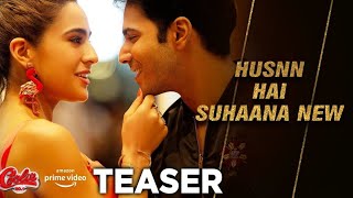 Husn Suhaana Teaser From Coolie no. 1| Varun Dhawan, Sara khan