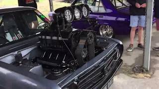 Look over FUKDAT Flawless blown Datsun 1200 ute