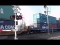 the fastest freight train ever csx 5354 es40dc leading cefx sd40 2