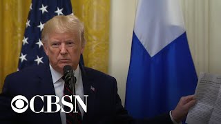 Trump lashes out at Biden and the whistleblower