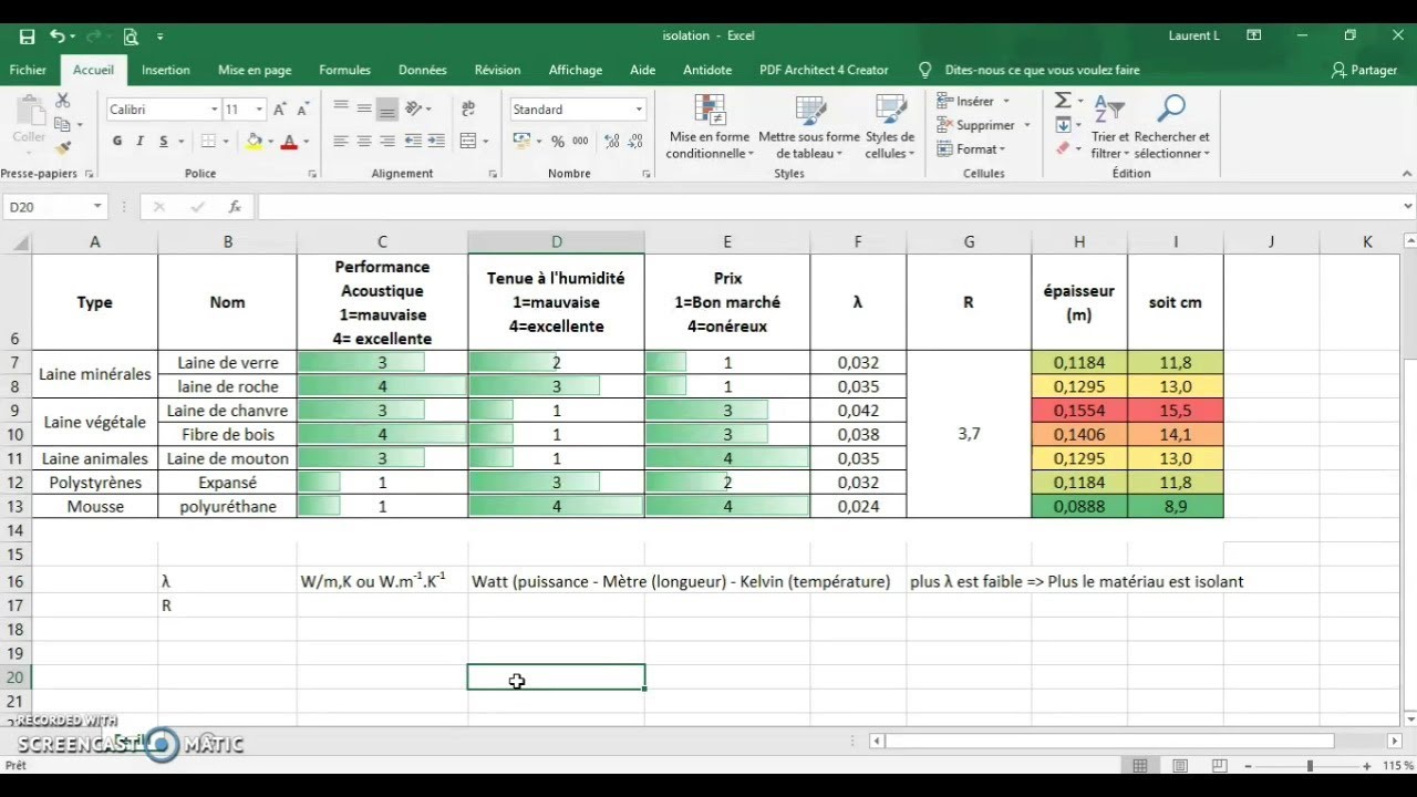 Mettre Un Nombre Ou Une Lettre En Exposant (ou Indice) Dans Excel - YouTube