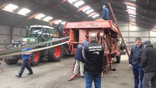 Röhr 60R 1953 tractor met Carl Geringhoff Dorskast