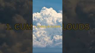 🤯 Kinds Of Clouds #shorts #facts #clouds #cirrus #cumulus #stratus #nimbus #sky